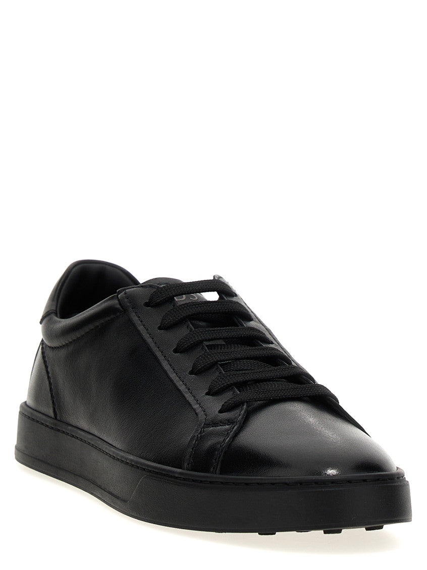 Black Leather Sneakers 2