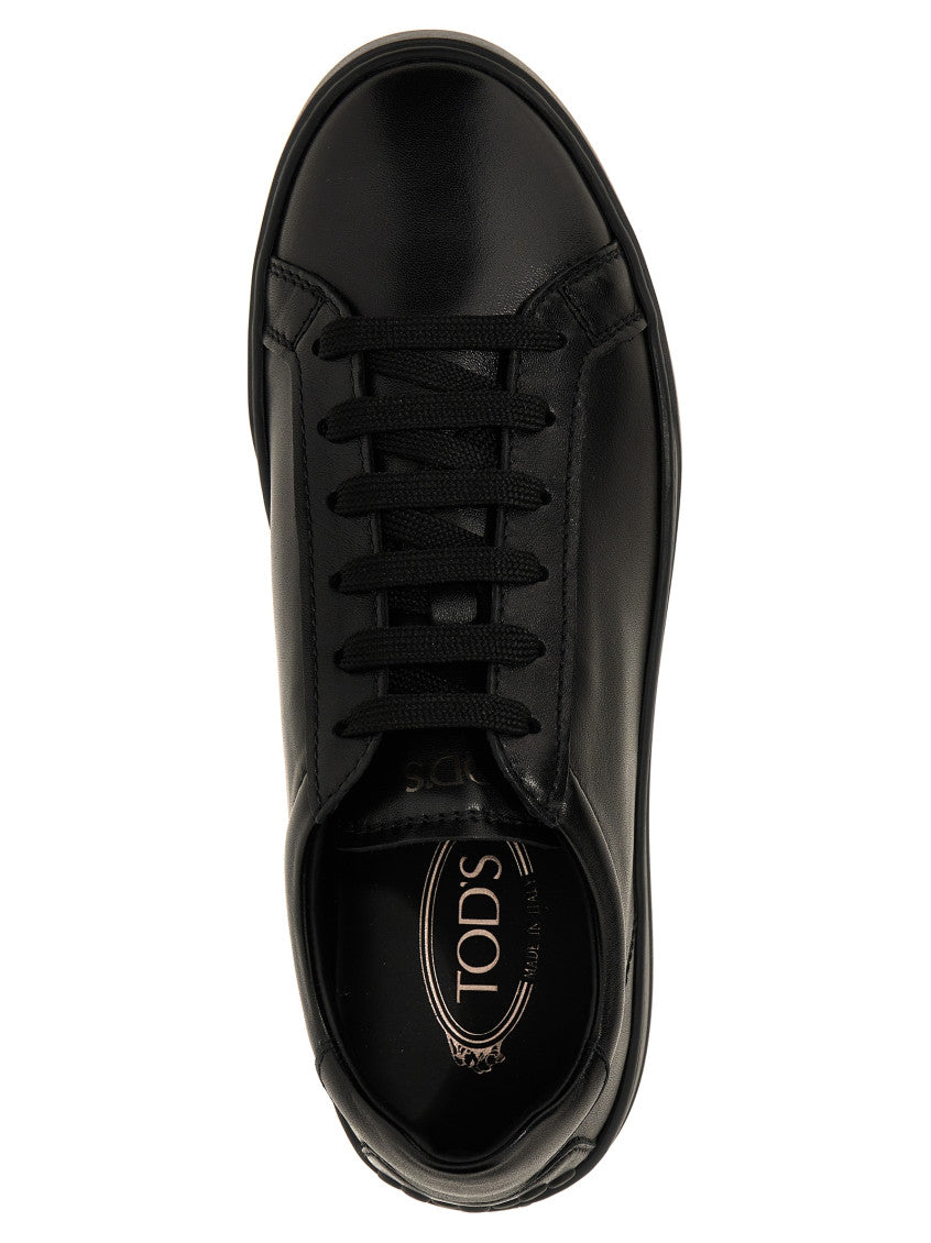 Black Leather Sneakers 4