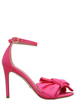 Fuchsia Nudistcurver Loveknot Heels 1
