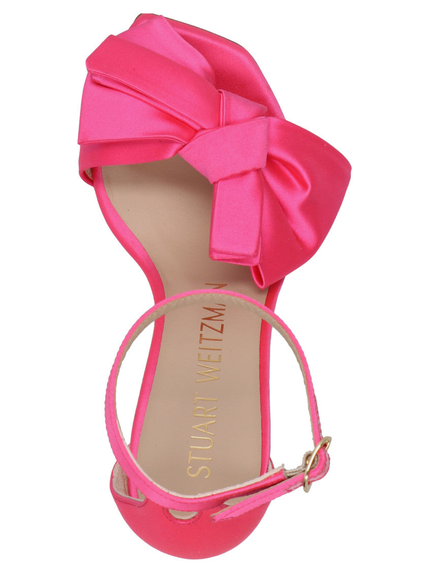 Fuchsia Nudistcurver Loveknot Heels 3
