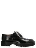 Black Tabi Lace Up Shoes 1