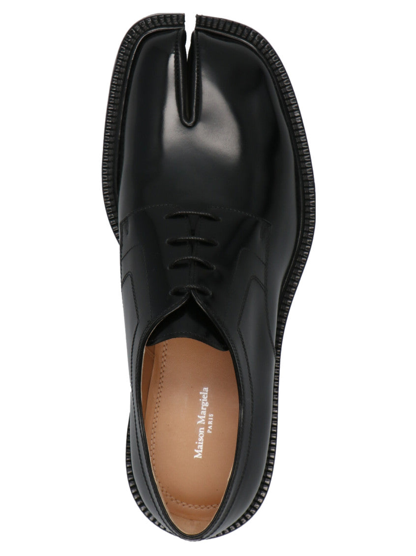 Black Tabi Lace Up Shoes 3