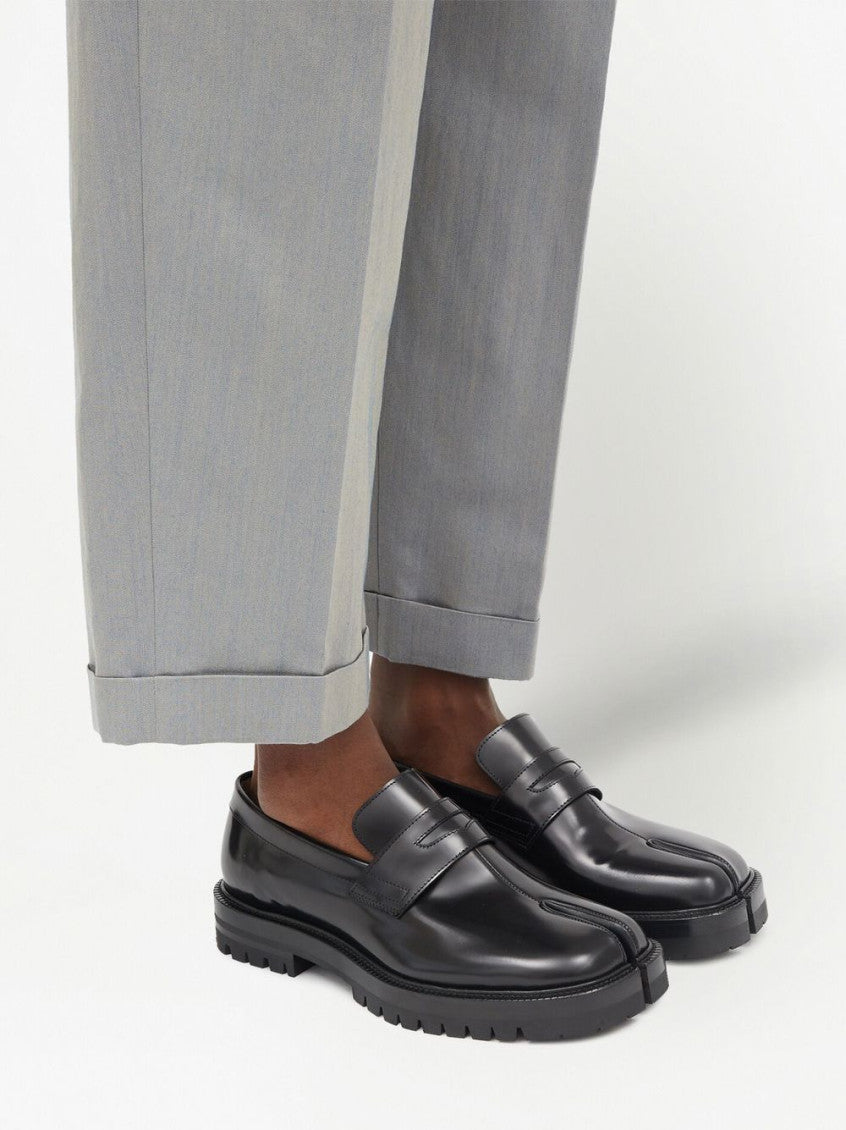 Black Slip On Loafers 4