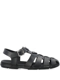 Black Cage Sandals 1