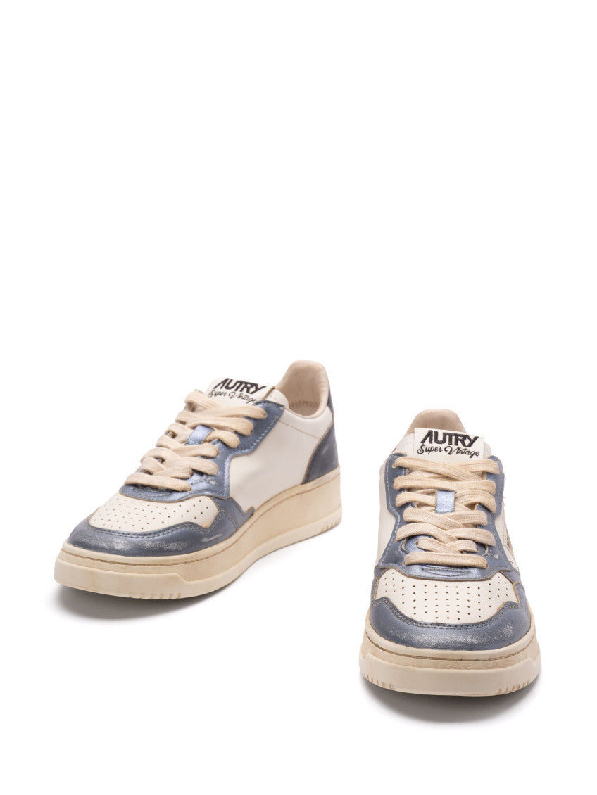 White Leather Medallist Sneakers 3