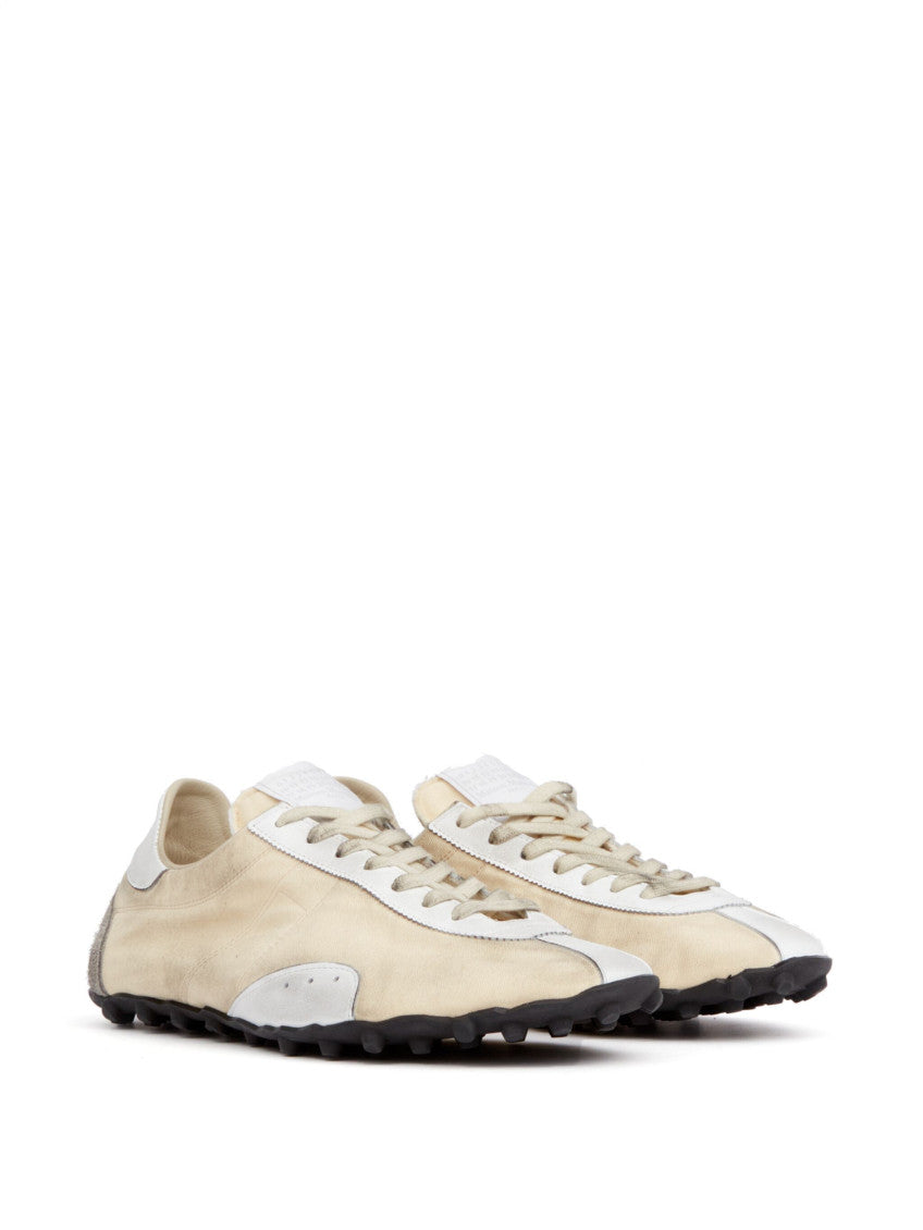 Yellow White Low Top Sneakers 2
