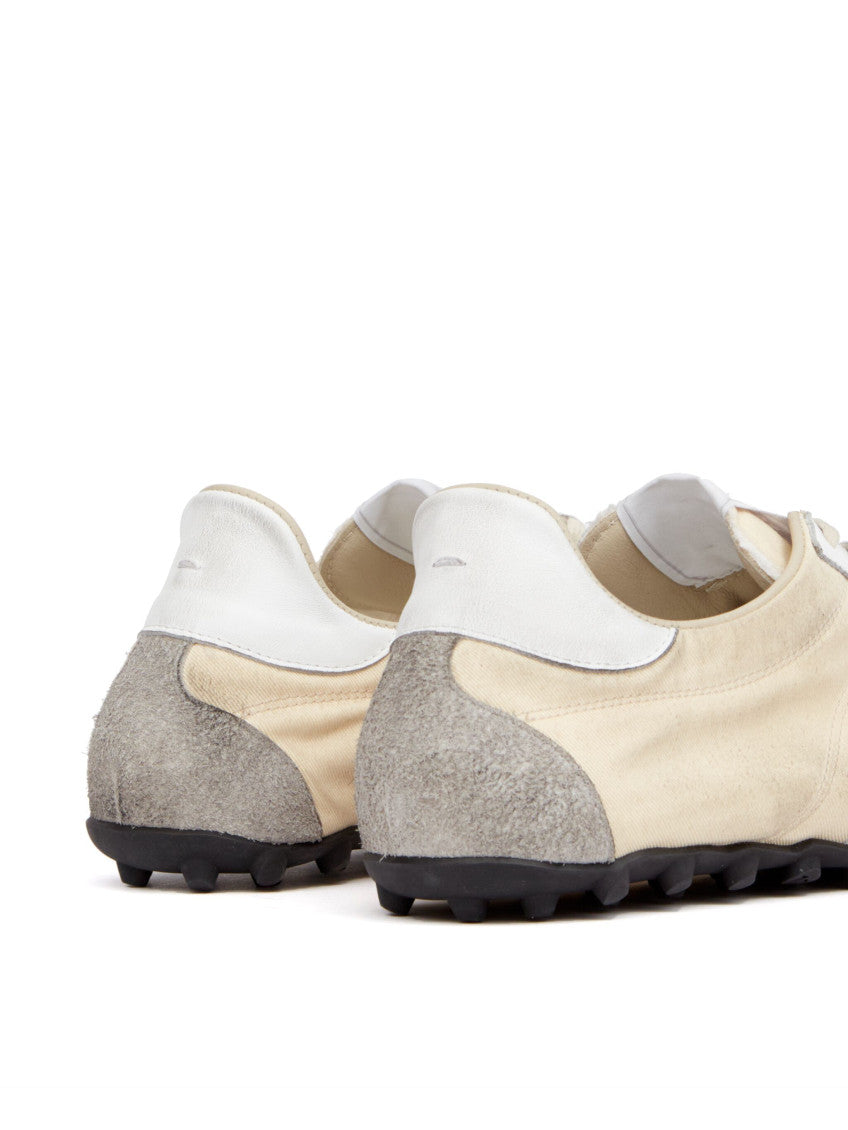 Yellow White Low Top Sneakers 4