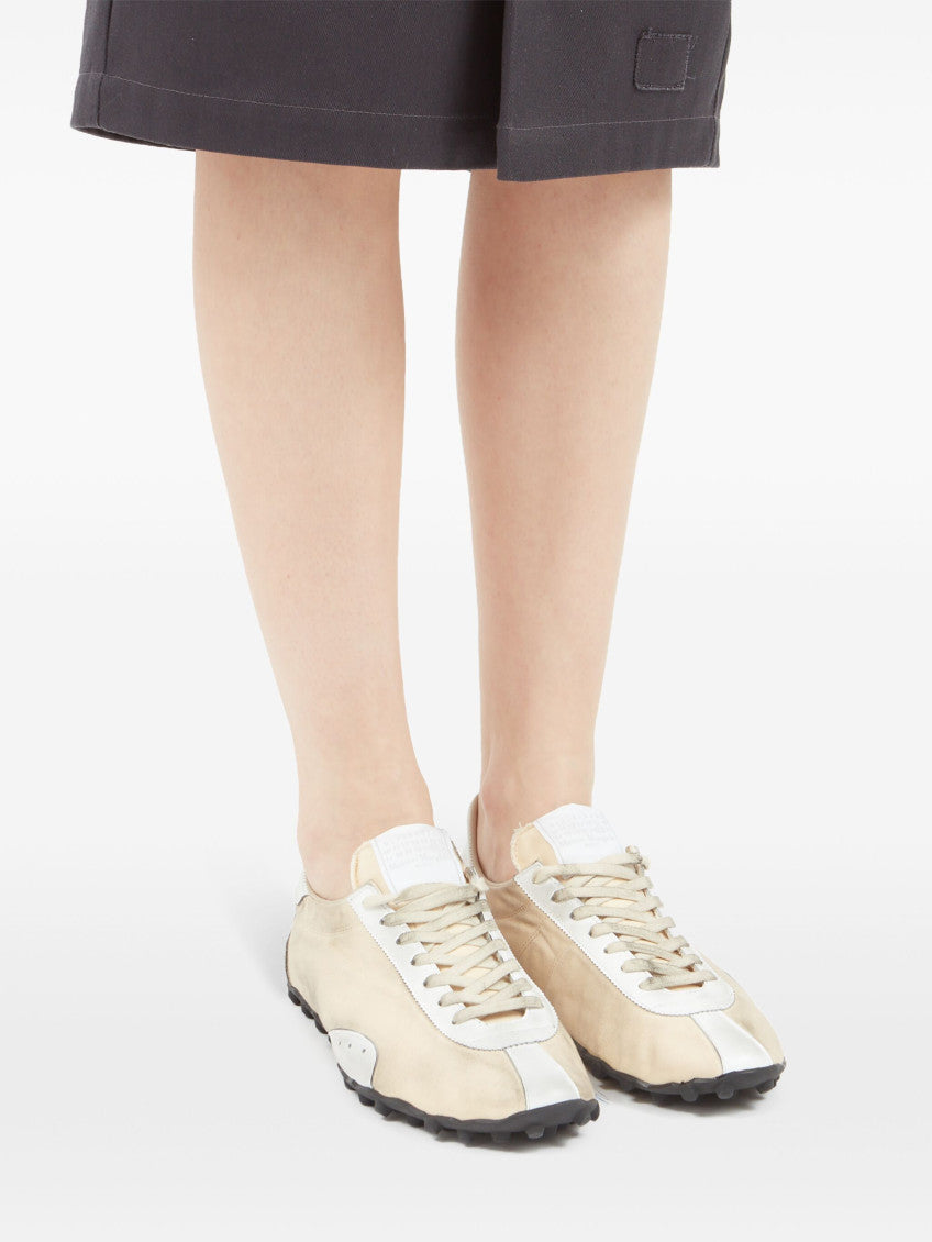 Yellow White Low Top Sneakers 7