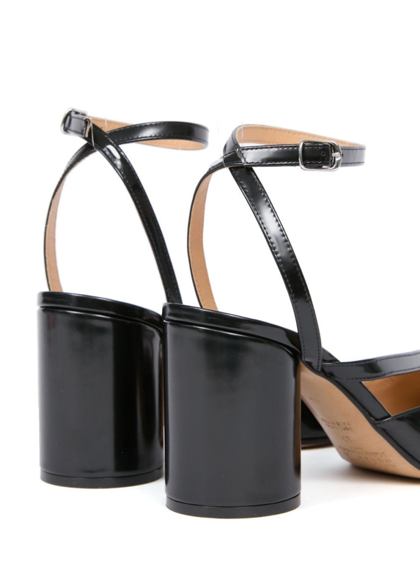 Black Leather Heels 3