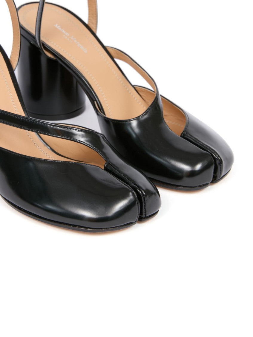 Black Leather Heels 5