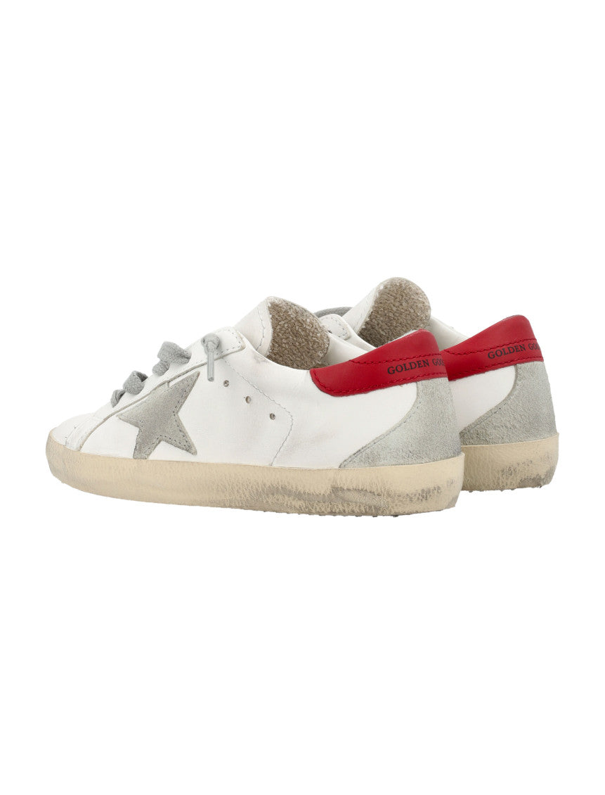 Boys White Lace Up Sneakers 8