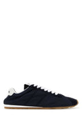 Navy Blue Lace Up Sneakers 1