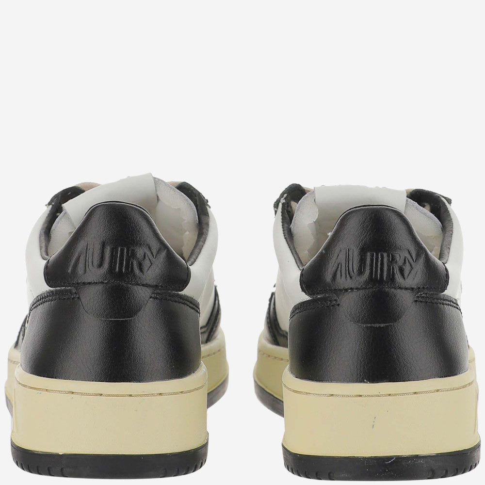 Black White Side Logo Sneakers 4