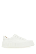 White Leather Sneakers 1