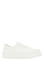 White Leather Sneakers 1
