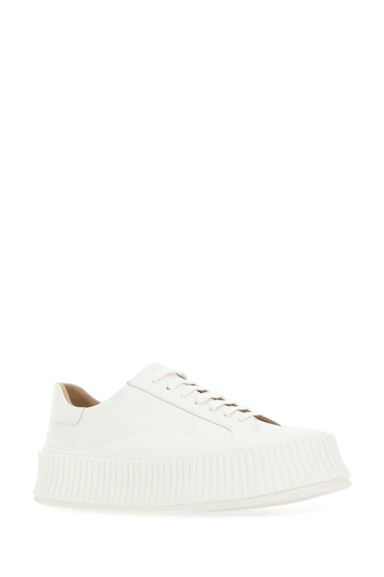 White Leather Sneakers 2