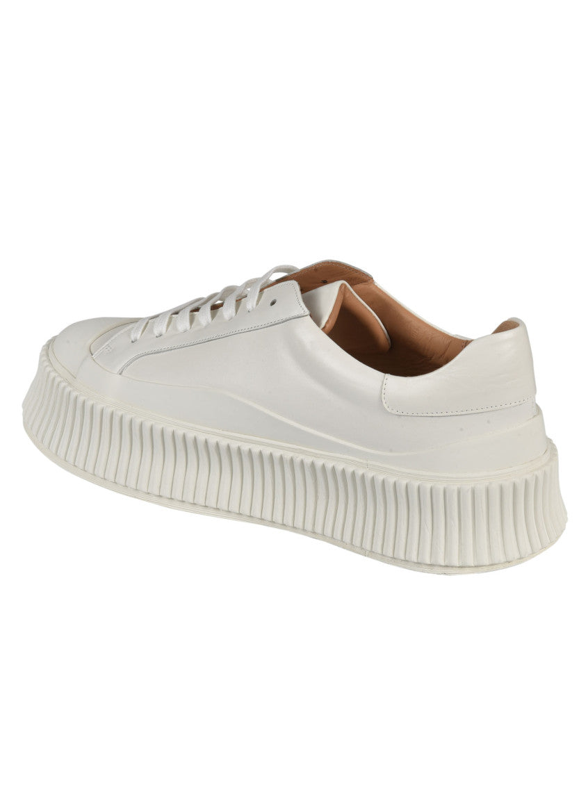 White Leather Sneakers 5