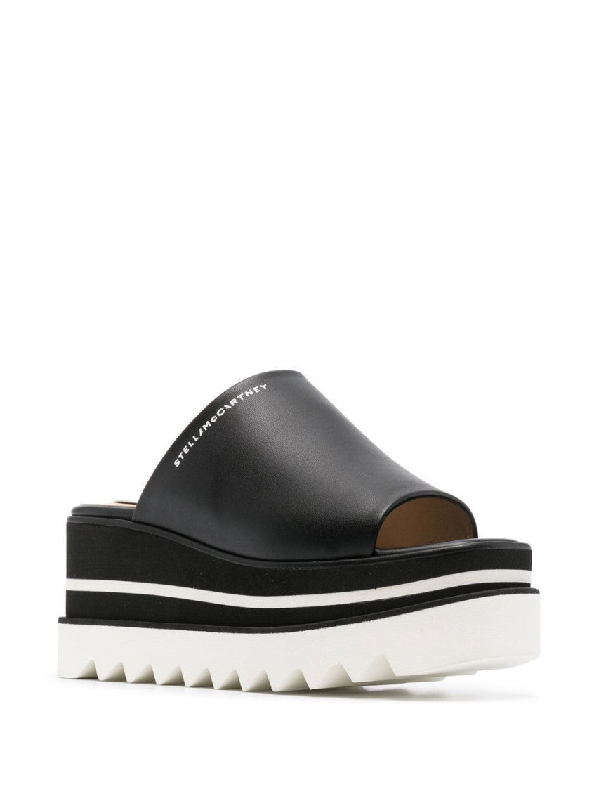 Black Elyse Wedges 3