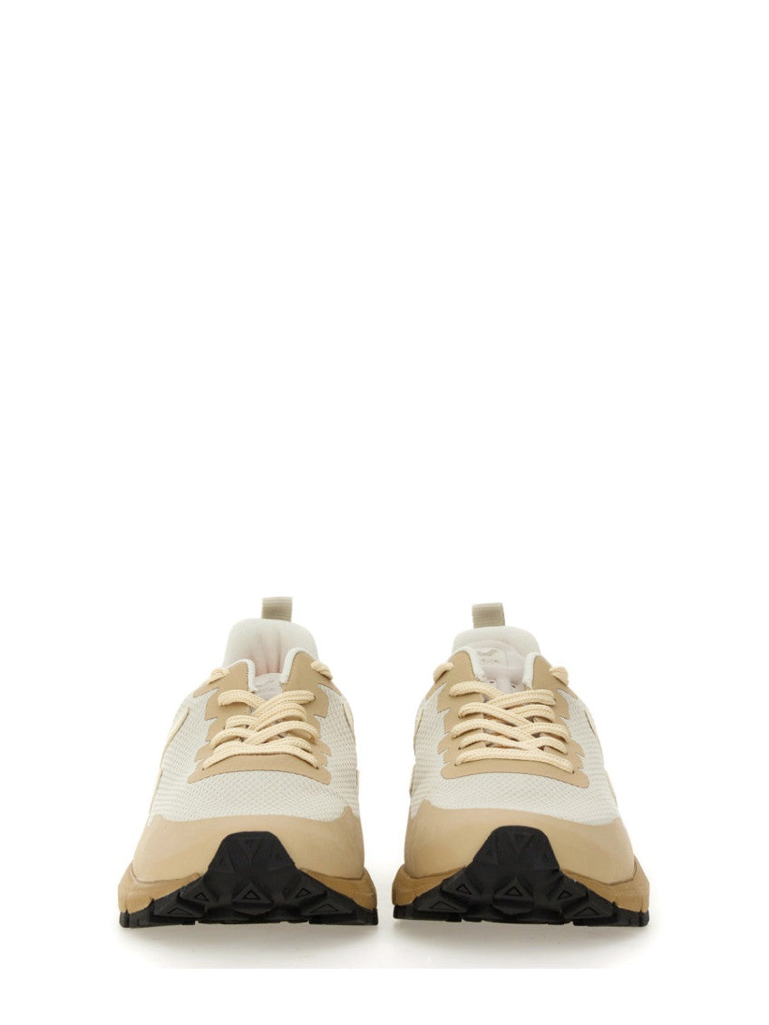 Beige Lace Up Sneakers 4