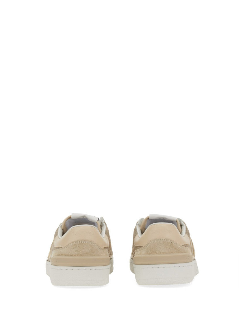 Beige Lace Up Sneakers 3