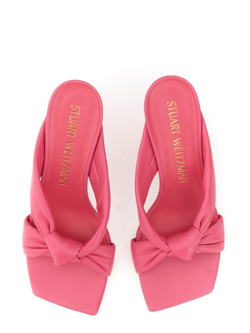 Fuchsia Bow Heels 4
