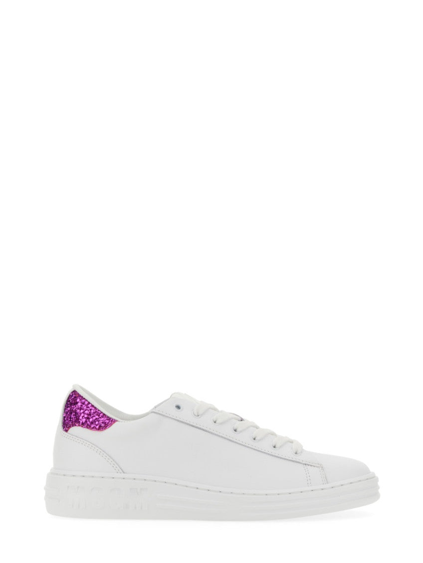 White Leather Sneakers 1