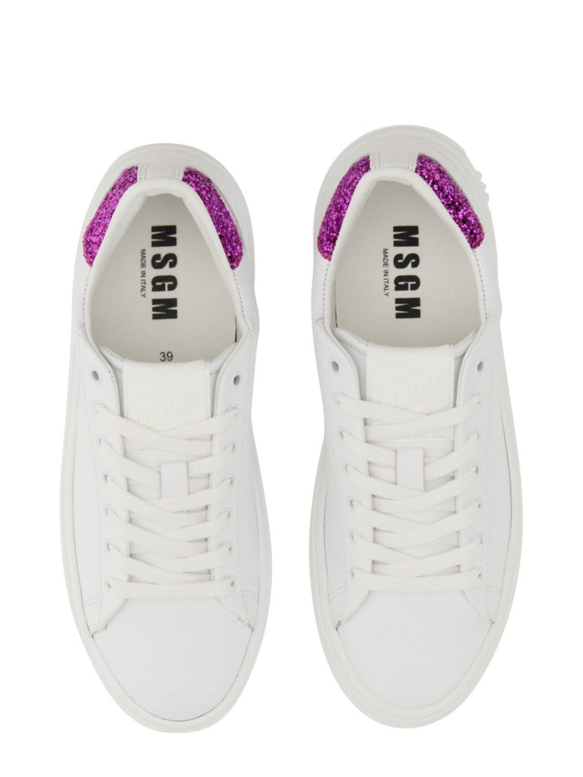 White Leather Sneakers 4