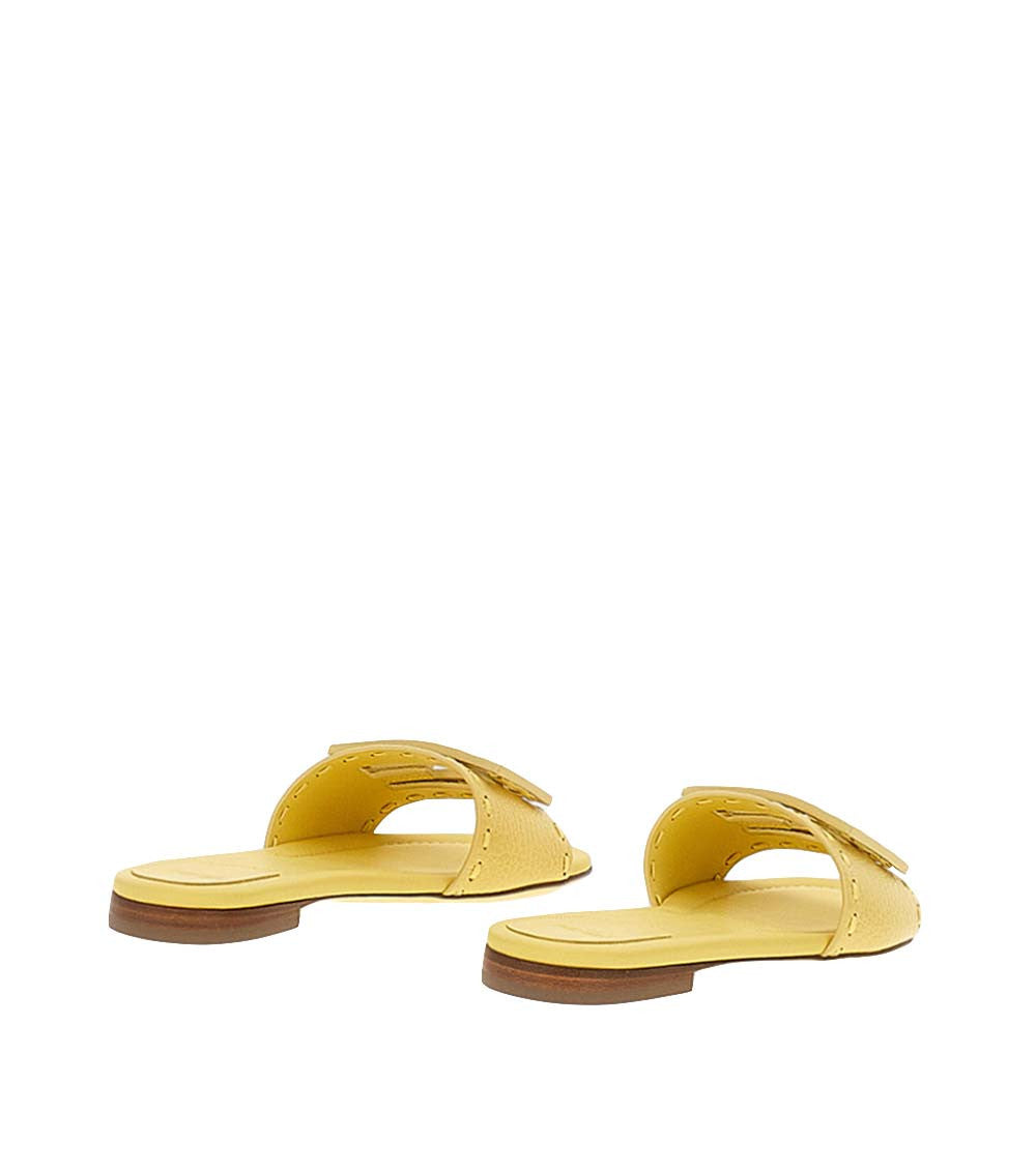 Beige Leather Sandals 3
