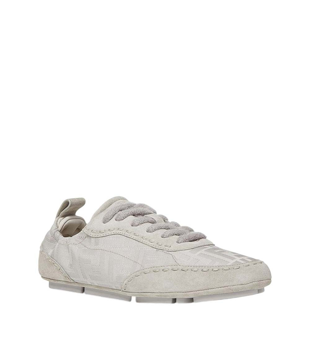 Grey Logo Sneakers 1