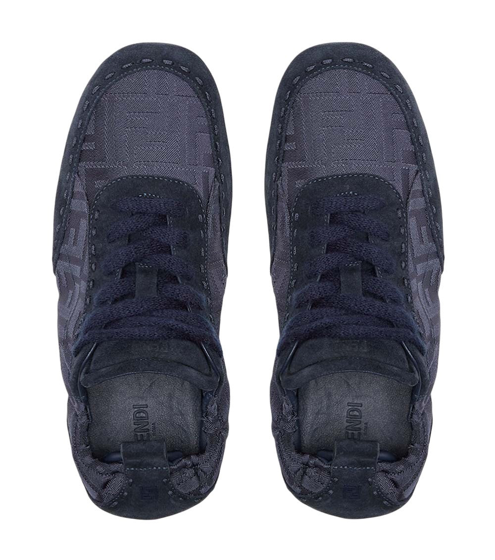 Dark Blue Lace-up Sneakers 3