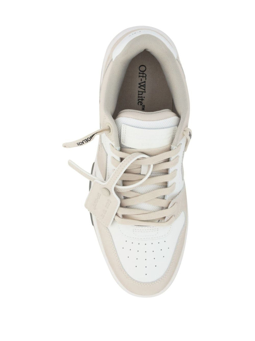 Beige Color Block Sneakers 2