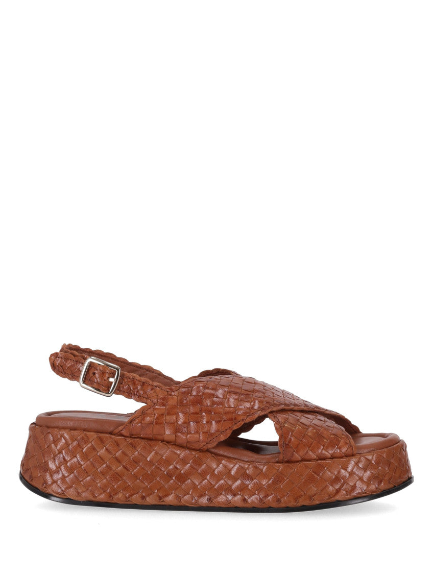 Brown Platform Sandals 1