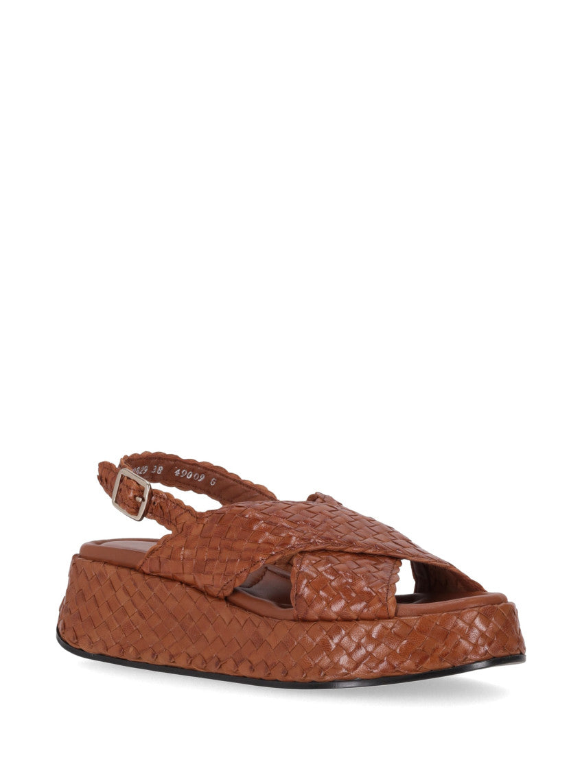 Brown Platform Sandals 2