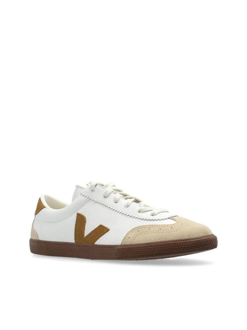 White Natural Logo Sneakers 3