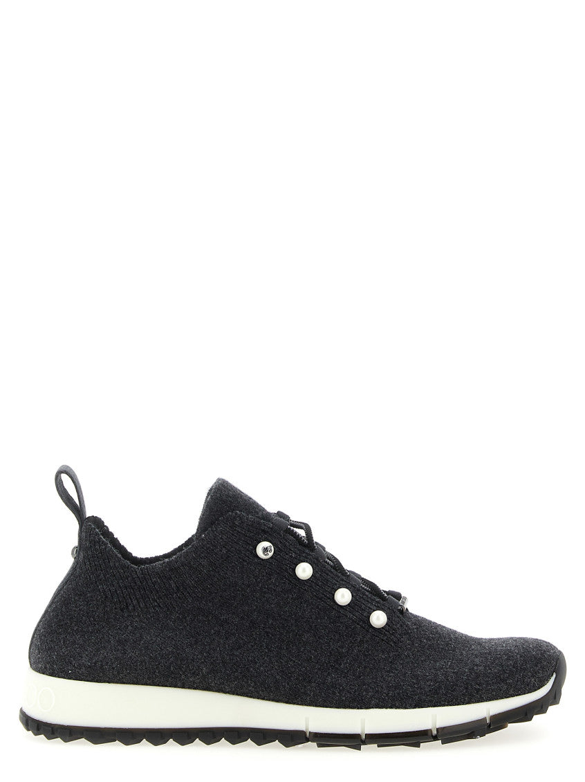 Black Lace Up Sneakers 1