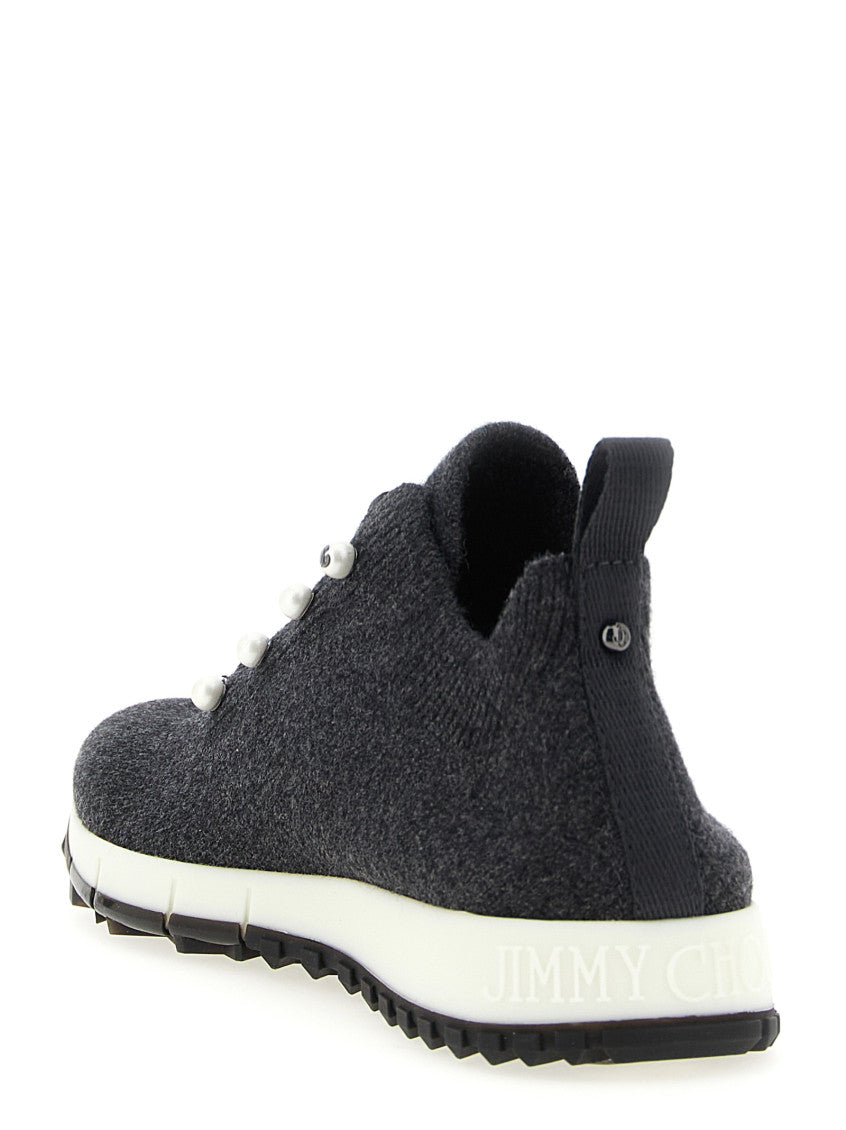 Black Lace Up Sneakers 3