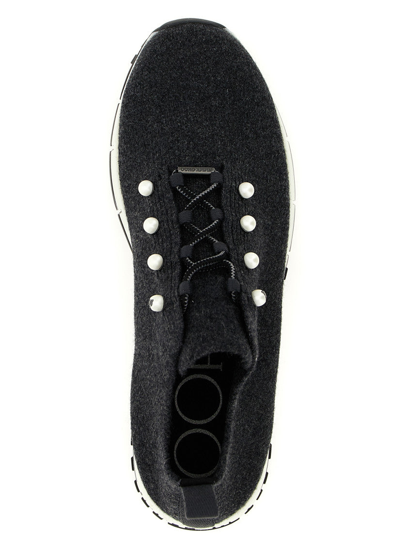 Black Lace Up Sneakers 4