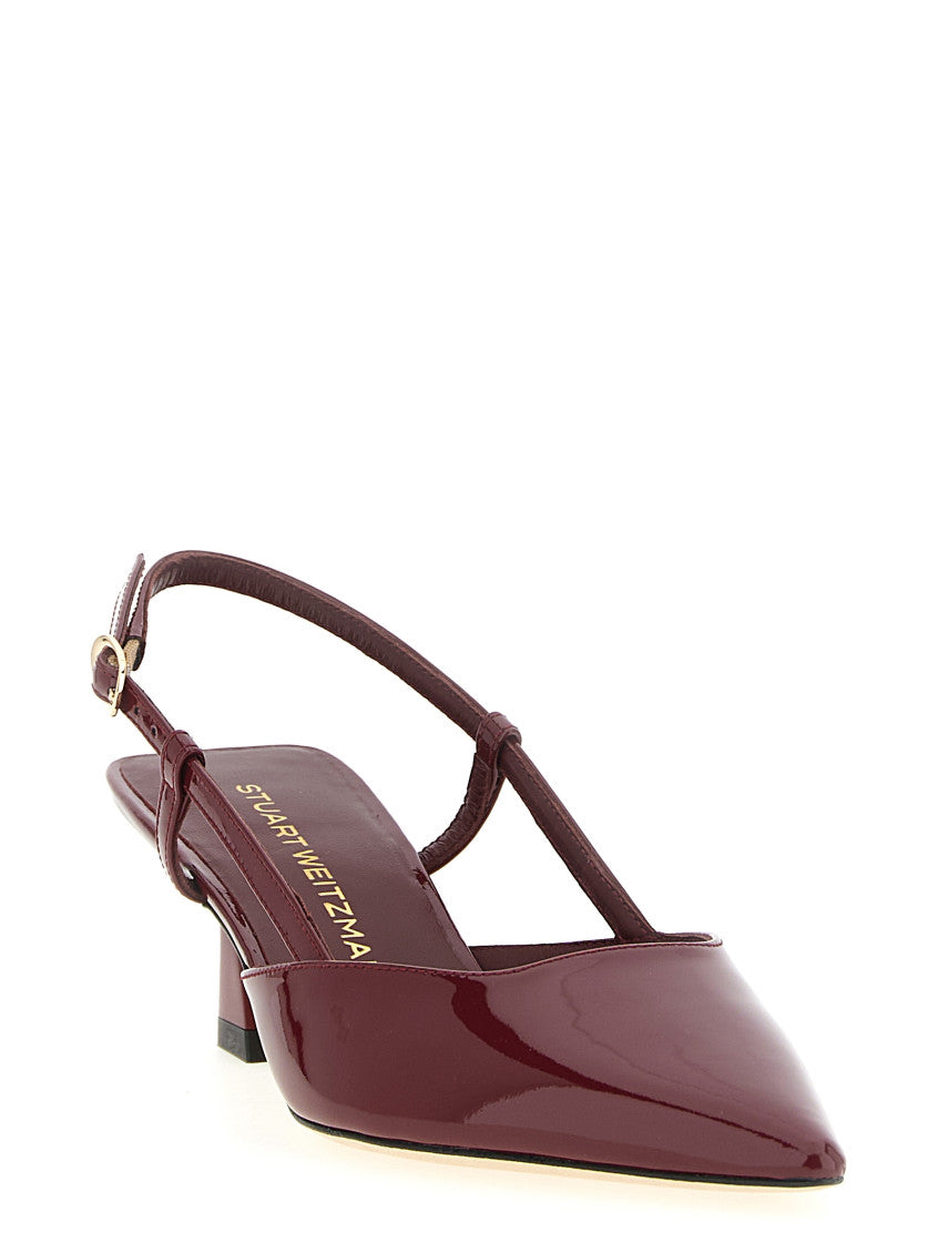 Maroon Slingback Heels 2