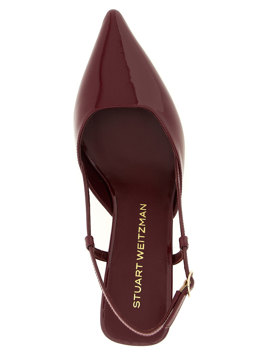 Maroon Slingback Heels 4