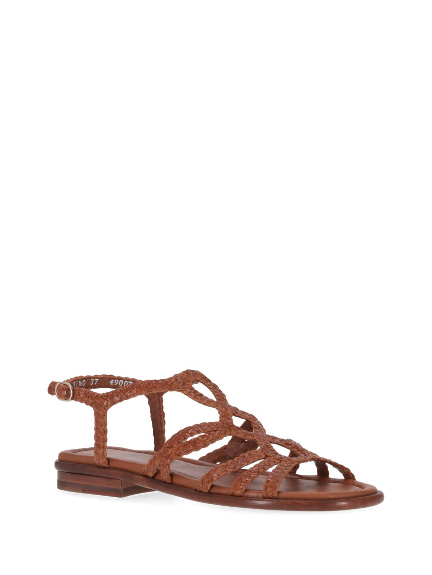 Brown Leather Sandals 2