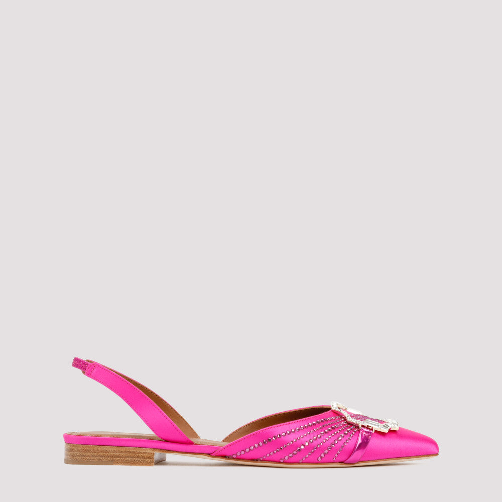 Fuchsia Slingback Sandals 2
