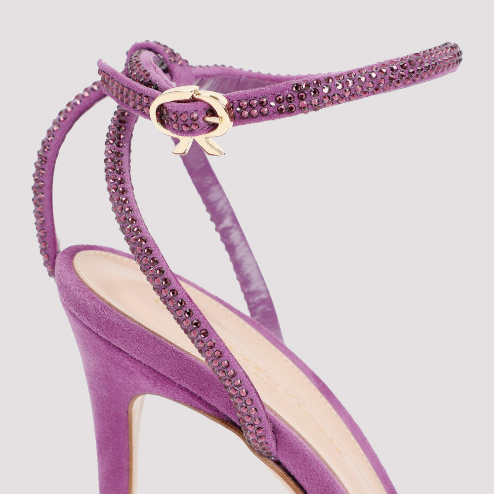 Purple Plexiglass Heels 5