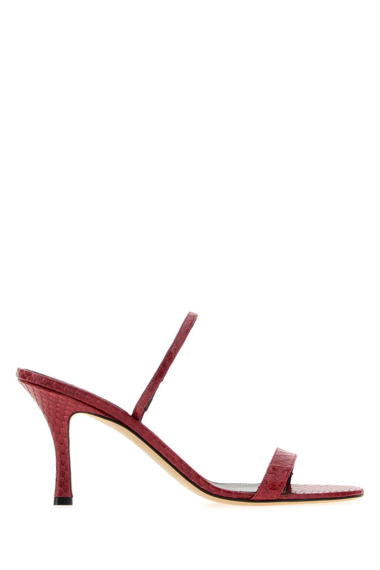 Red Textured Heels 1