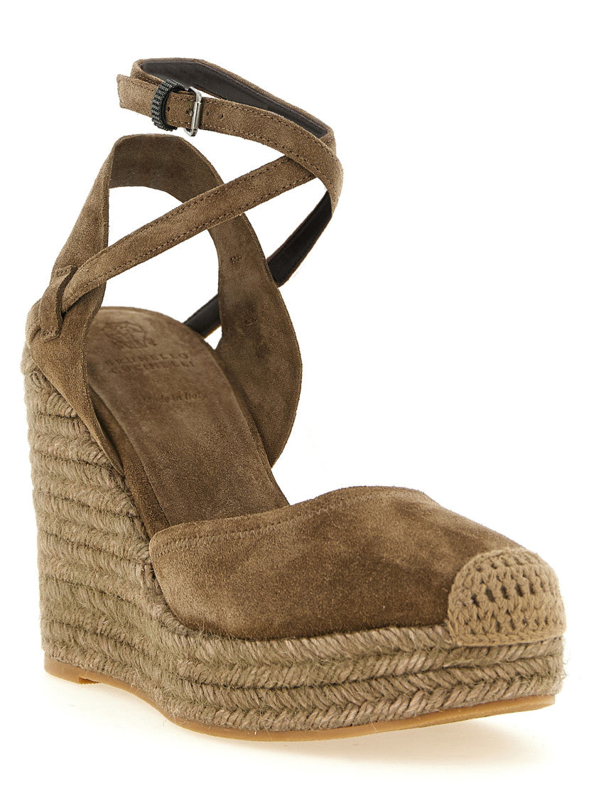 Brown Precious Espadrille Wedges 2