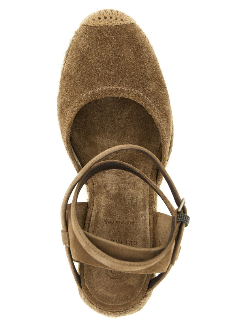 Brown Precious Espadrille Wedges 3