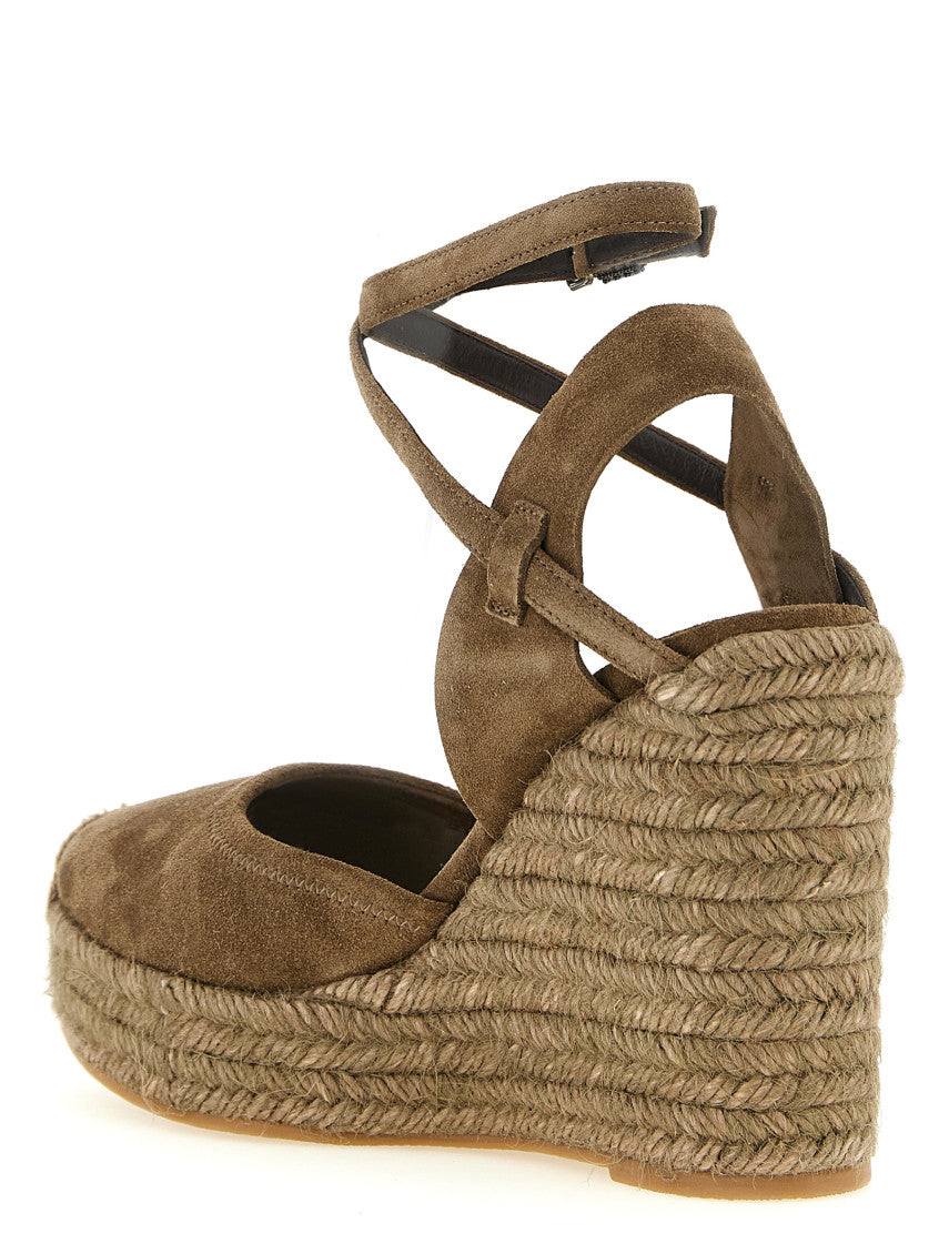 Brown Precious Espadrille Wedges 4