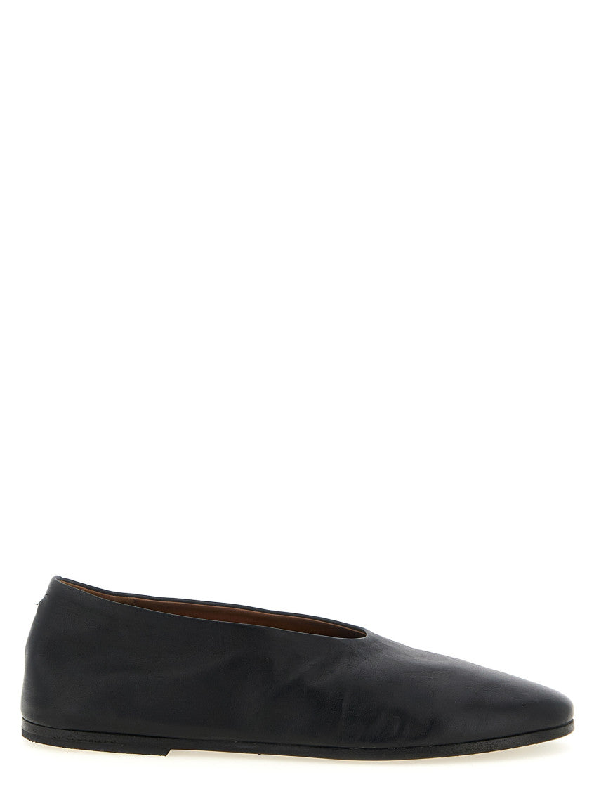 Black Solid Loafers 1