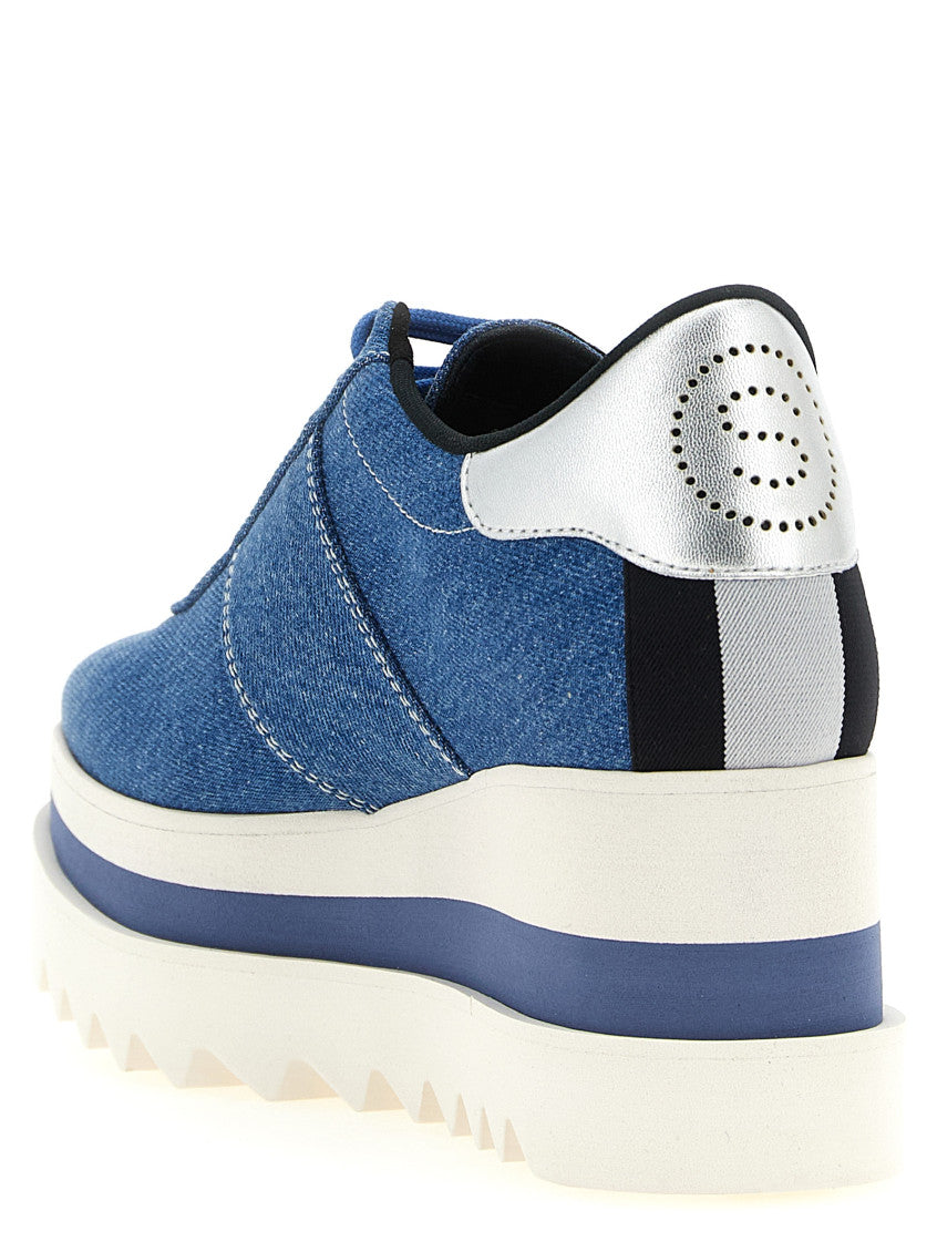 Blue Logo Sneakers 3