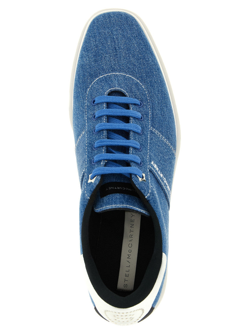 Blue Logo Sneakers 4