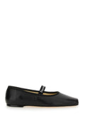 Black Logo Ballet Flats 1